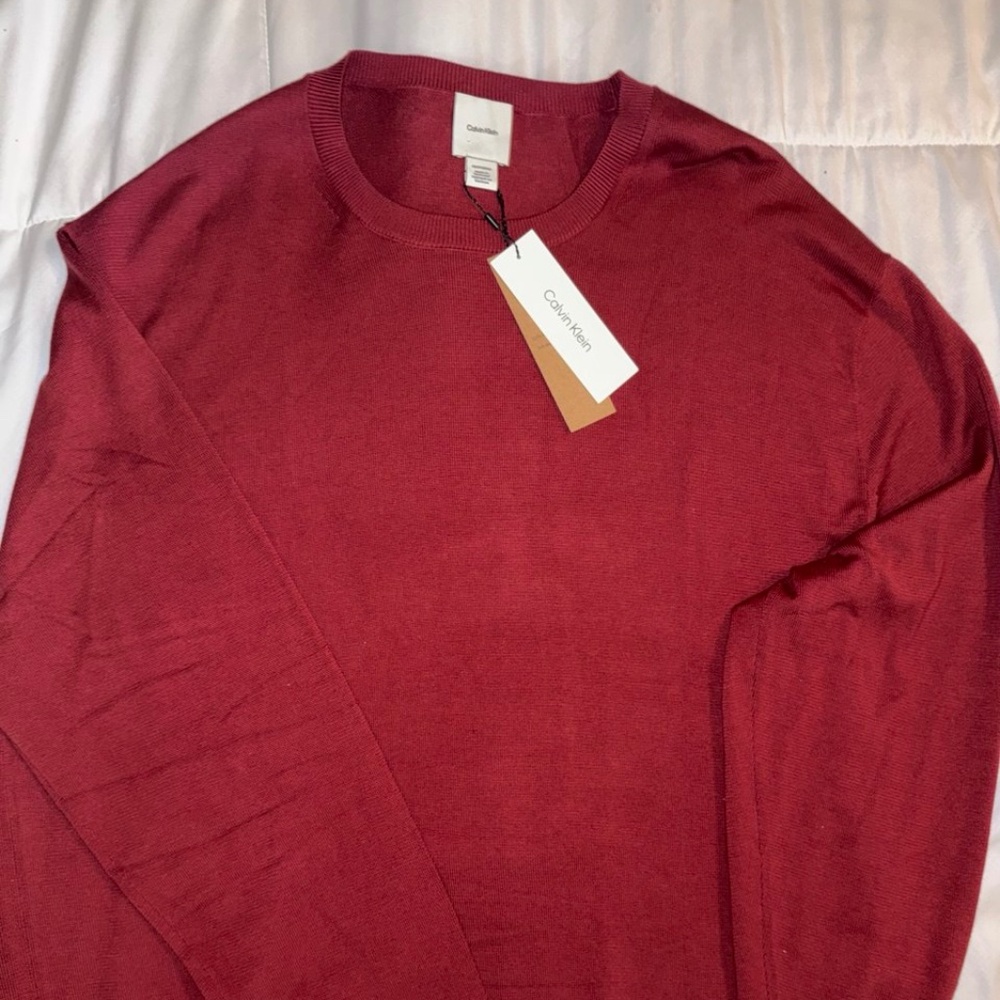 NWT Men's Calvin Klein Knit Long Sleeve Supima Cotton- super soft- size‎ 2x